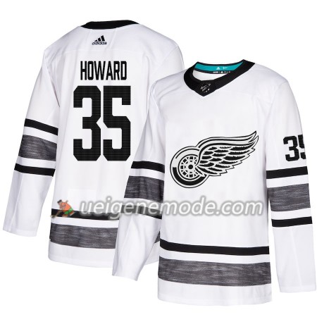 Herren Eishockey Detroit Red Wings Trikot Jimmy Howard 35 2019 All-Star Adidas Weiß Authentic